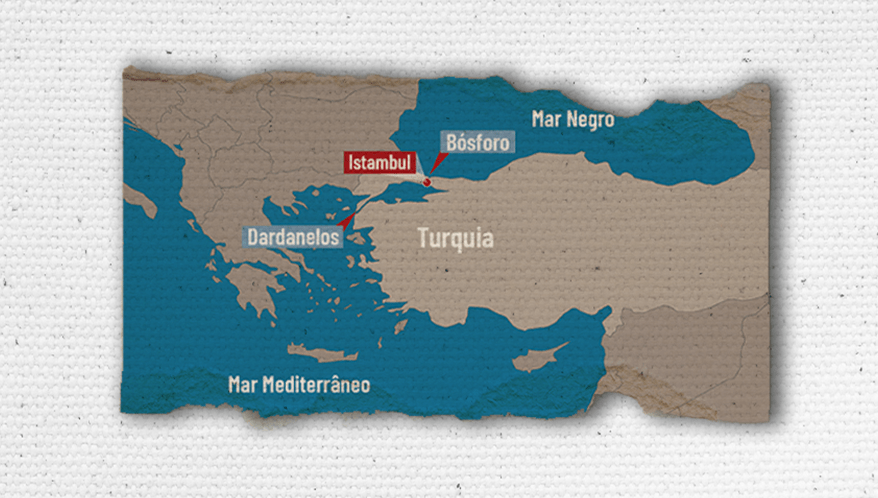 Em 7 de agosto de 1946, o governo da União Soviética enviou uma nota diplomática à Turquia contestando sua soberania exclusiva sobre os Estreitos Turcos.
